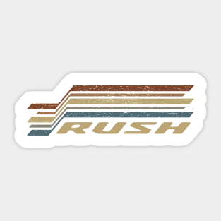 Rush Stripes Sticker